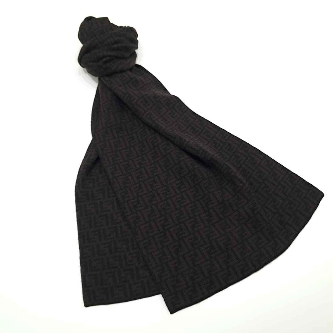 MX310 펜디 FF 패턴 브라운 울 목도리 머플러 상품이미지3