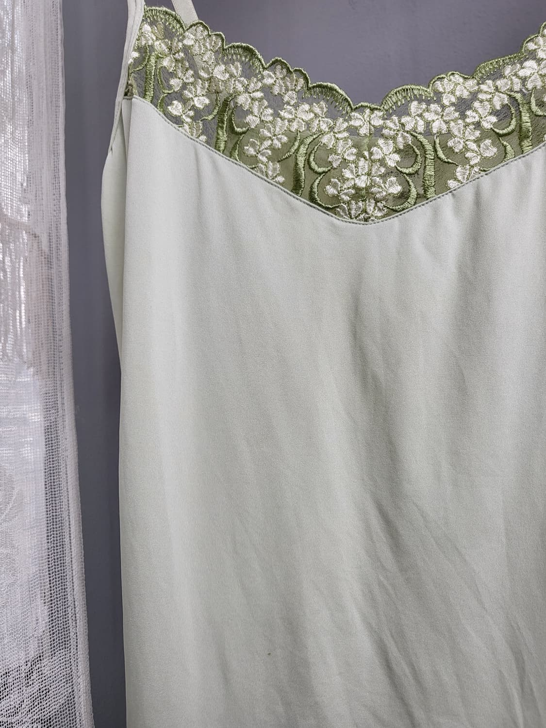 빈티지 민트 그린 슬립 원피스 상품이미지5