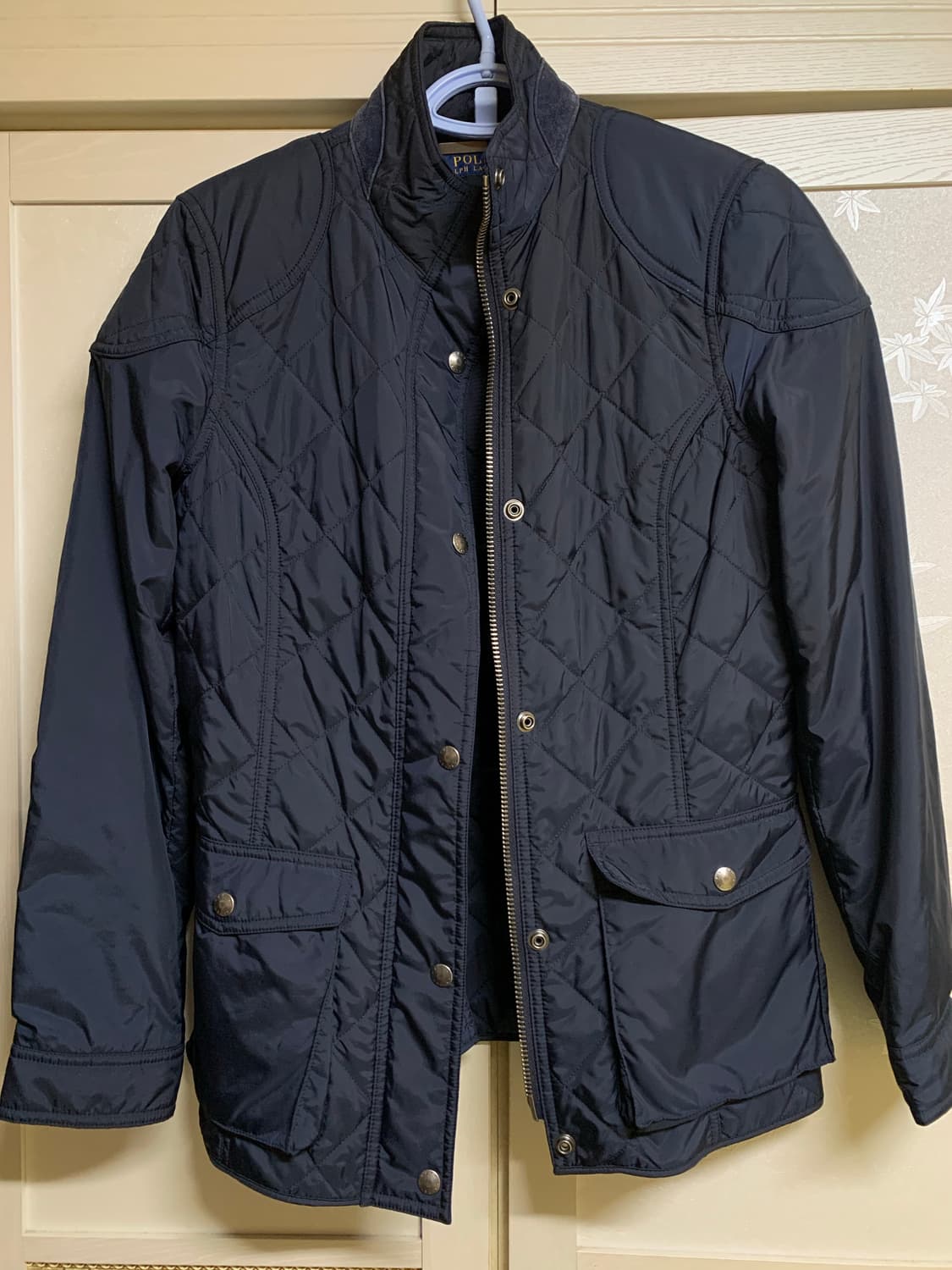 폴로 퀄팅 자켓 네이비 M 상품이미지1