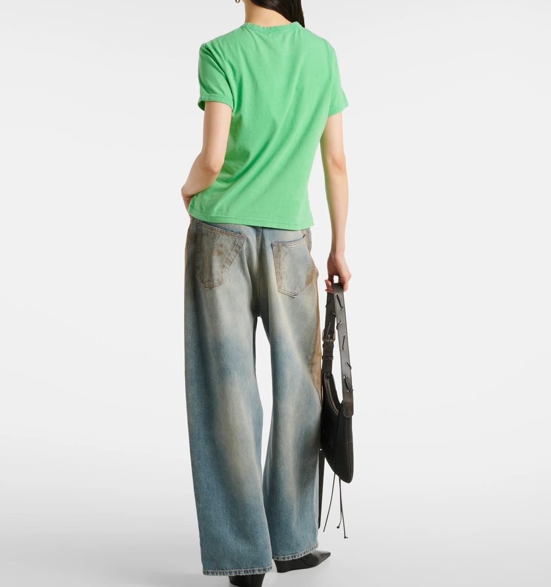 아크네 스튜디오 로고 코튼 티셔츠  상품이미지3