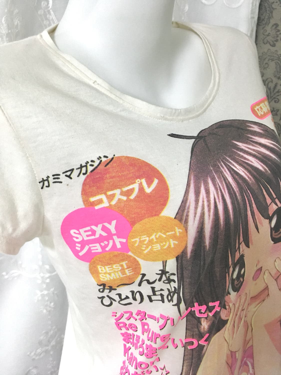 하라주쿠 애니 오타쿠 티셔츠  상품이미지3