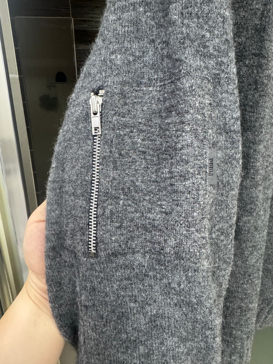 준지 / 24FW CORE 버튼 칼라 가디건 / M 상품이미지4