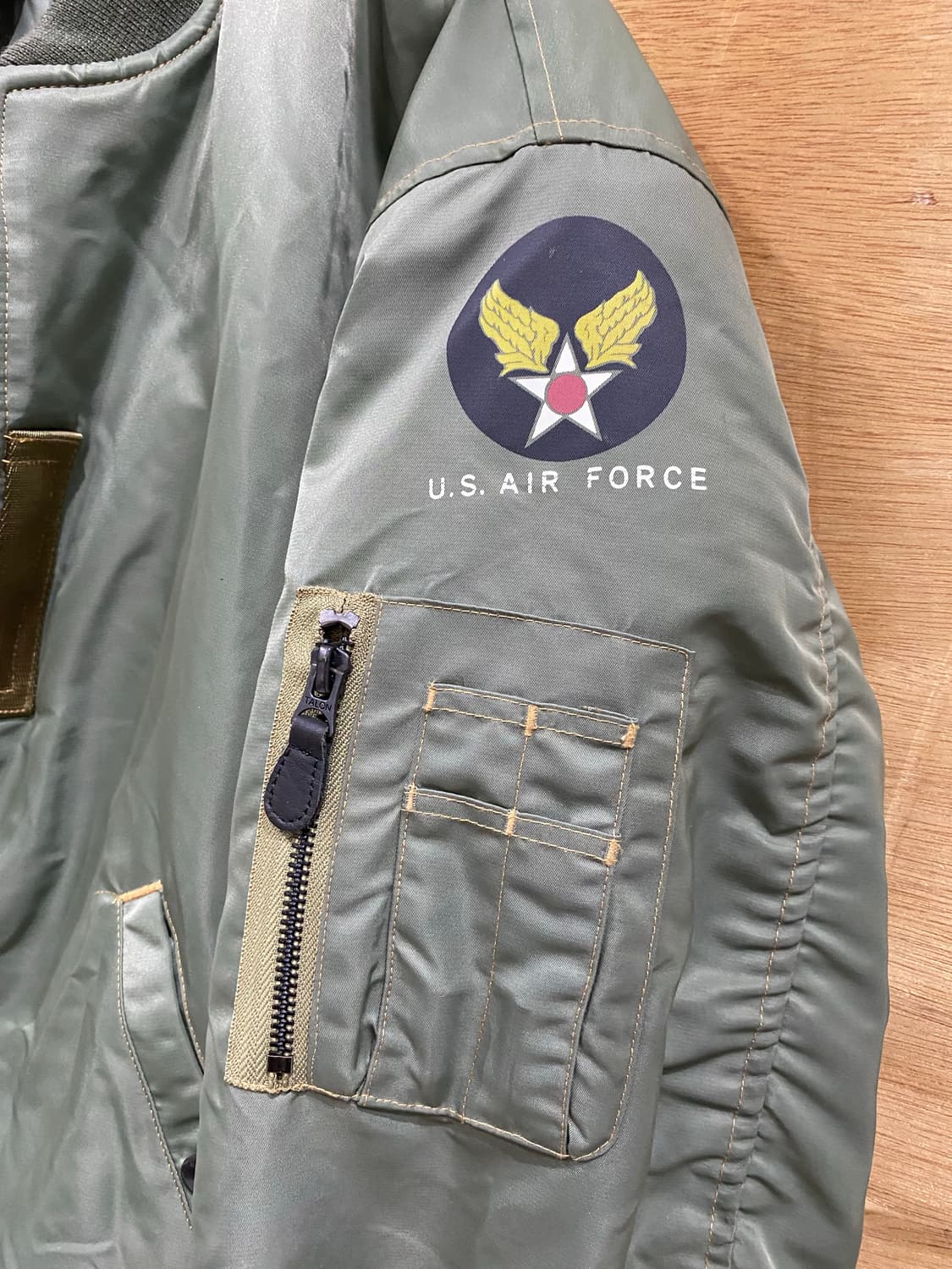 브론슨 MA-1 항공 점퍼 XL 올리브 상품이미지4