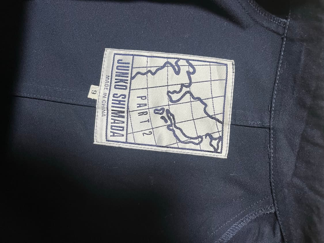 준코 시마다 코듀로이 배색 맥코트 상품이미지3