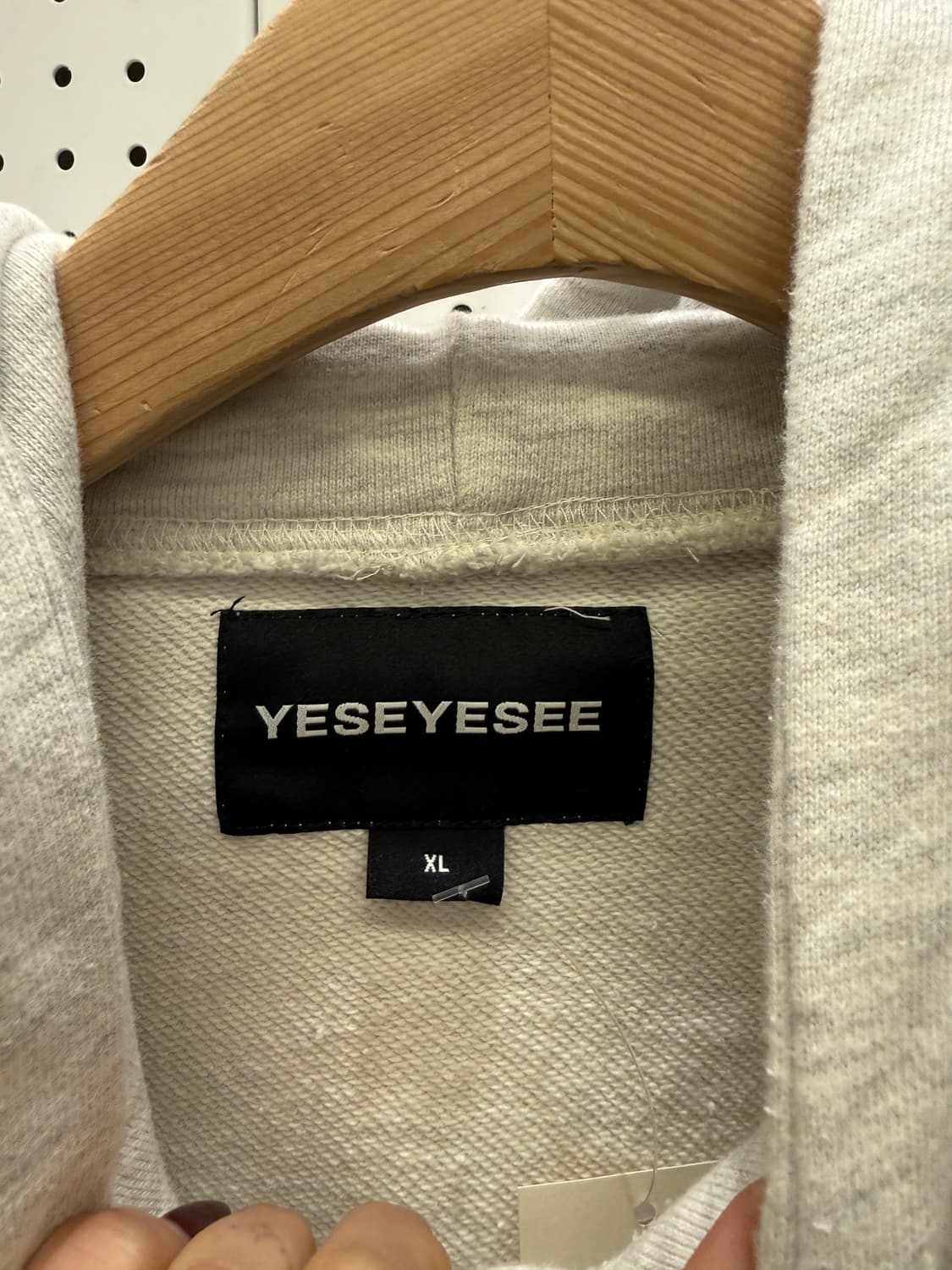 예스아이씨 다이스 후드티 라이트 그레이 U1562 상품이미지5