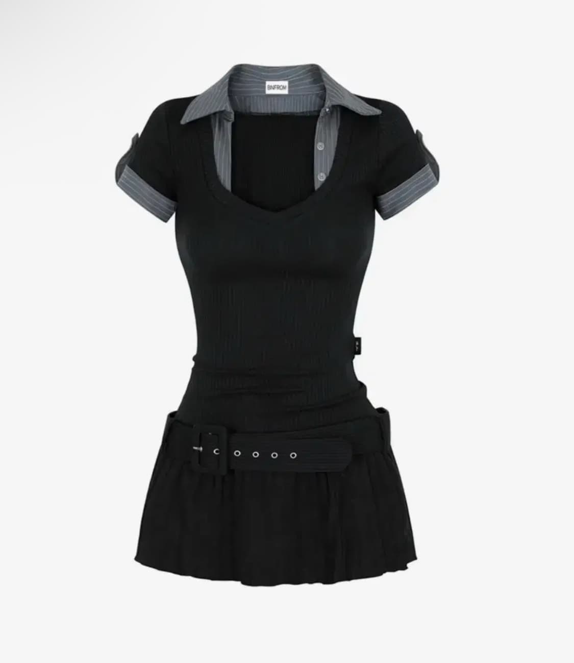 비엔프롬 bnfrom STUDY WASIT BELT DRESS 원피스 상품이미지1
