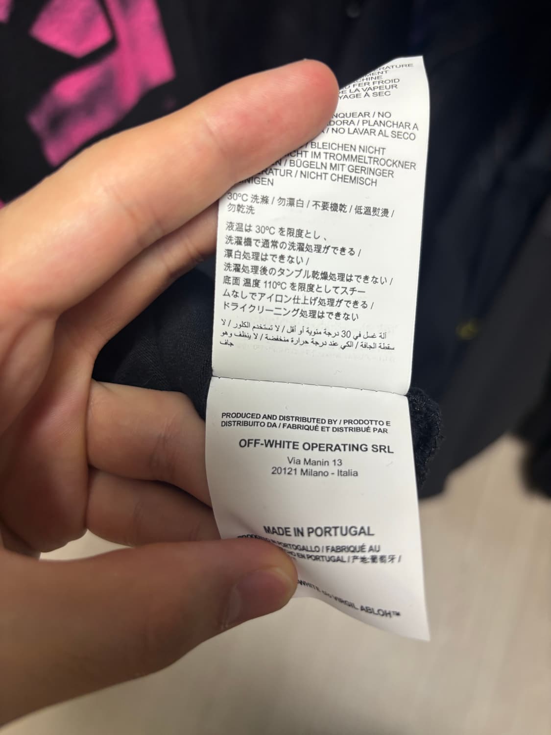 오프화이트 19ss 오버핏 반팔 티셔츠 상품이미지7