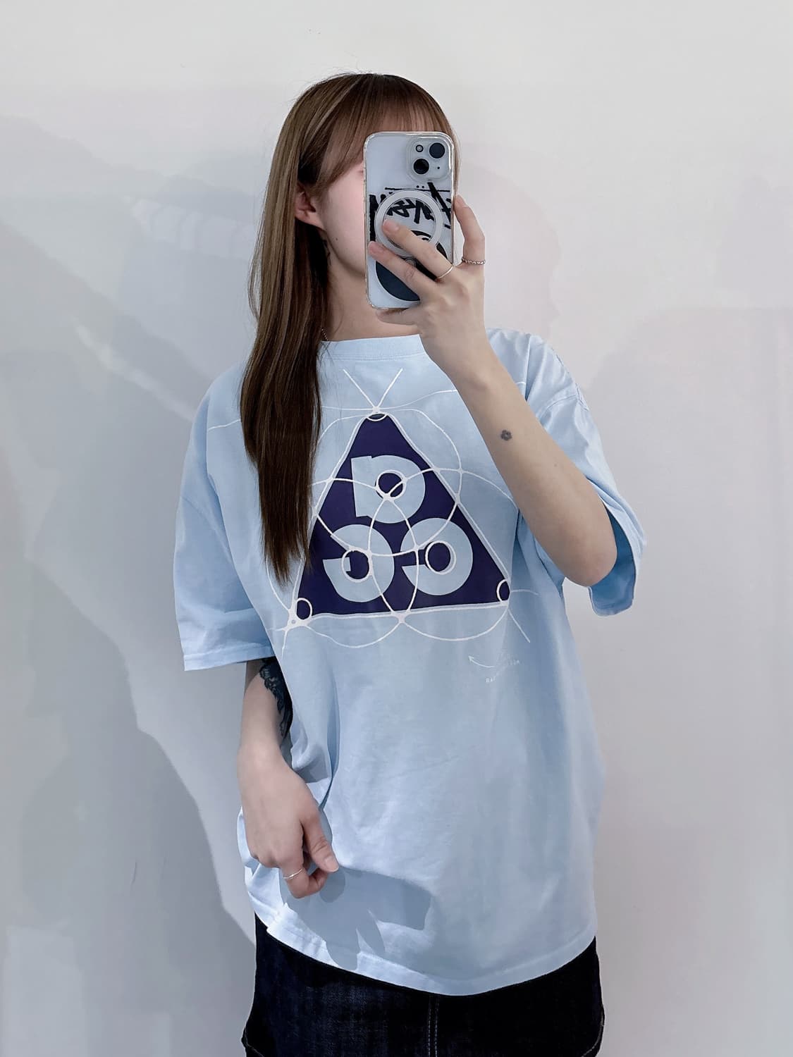 나이키acg 빅로고 베이비블루 반팔 상품이미지2