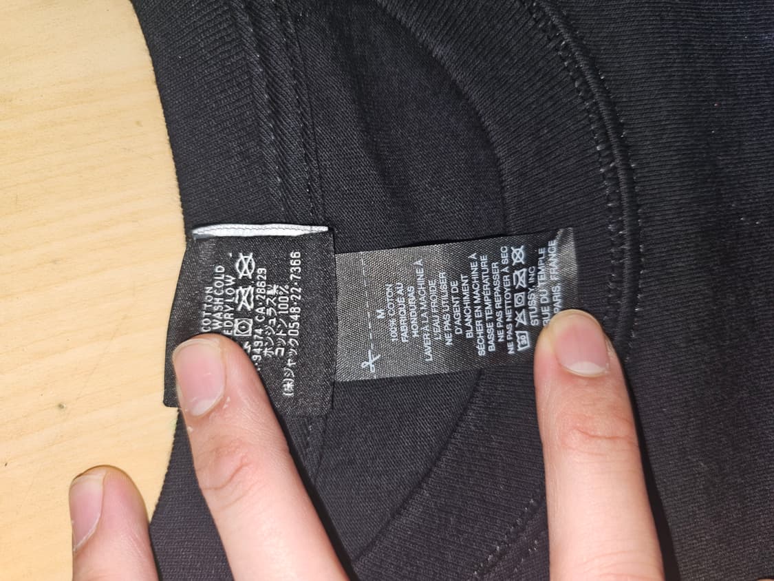 스투시 립 케이지 롱슬리브 티셔츠 블랙 M 상품이미지2