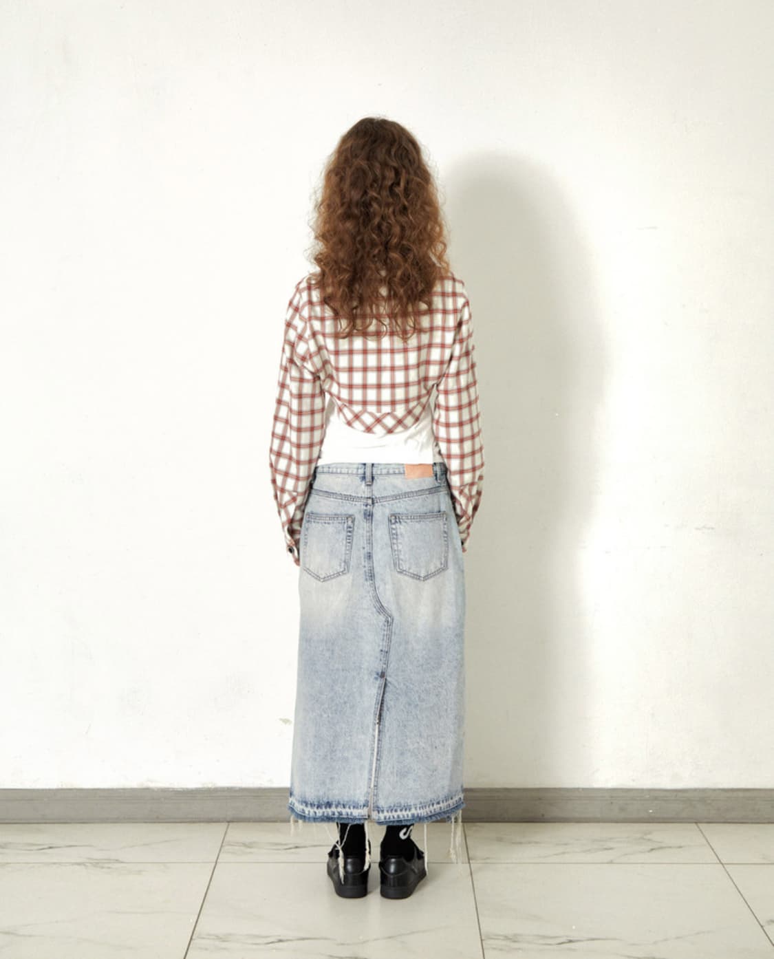 로레일즈 데님스커트 1size 상품이미지3