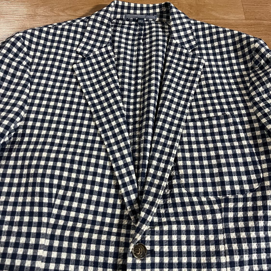 [105] 수트서플라이 깅엄 시어서커 자켓 상품이미지2