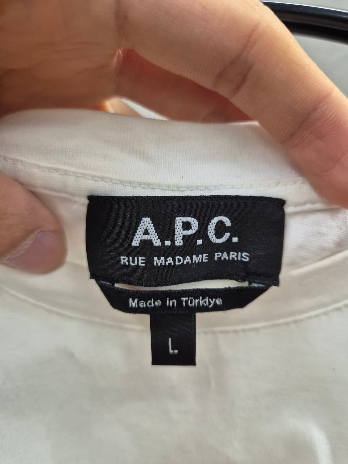 A.P.C. 반팔티 화이트 L 상품이미지7