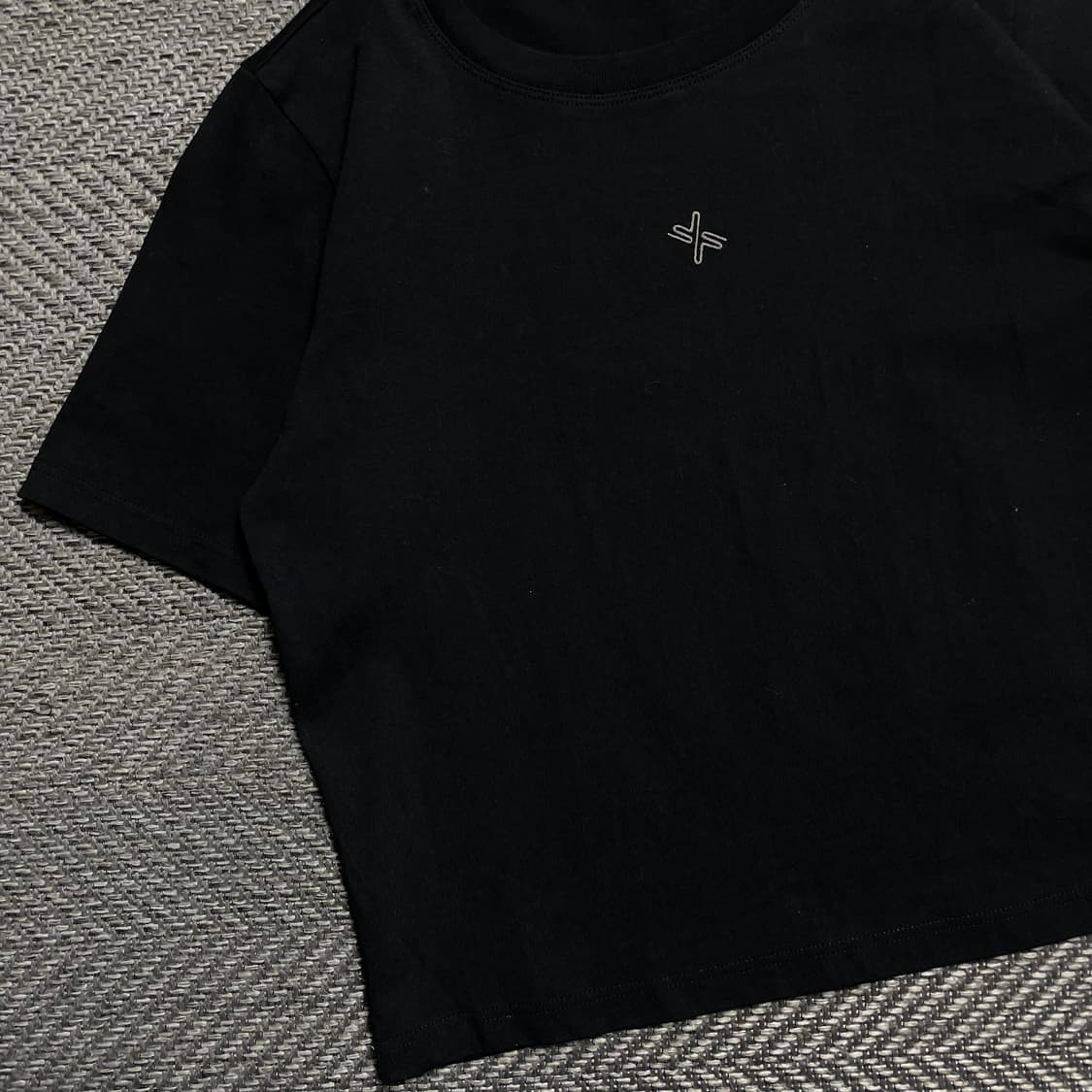 젝시믹스 센터로고 크롭 반팔 티셔츠y 5250 상품이미지3