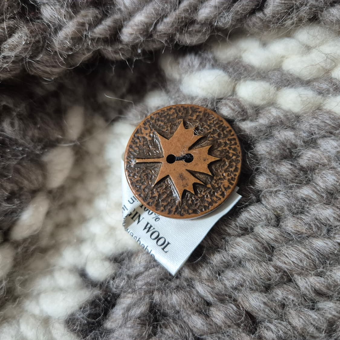 canadian sweater 썬더버드 리얼 캐나다 코위찬 M 상품이미지5