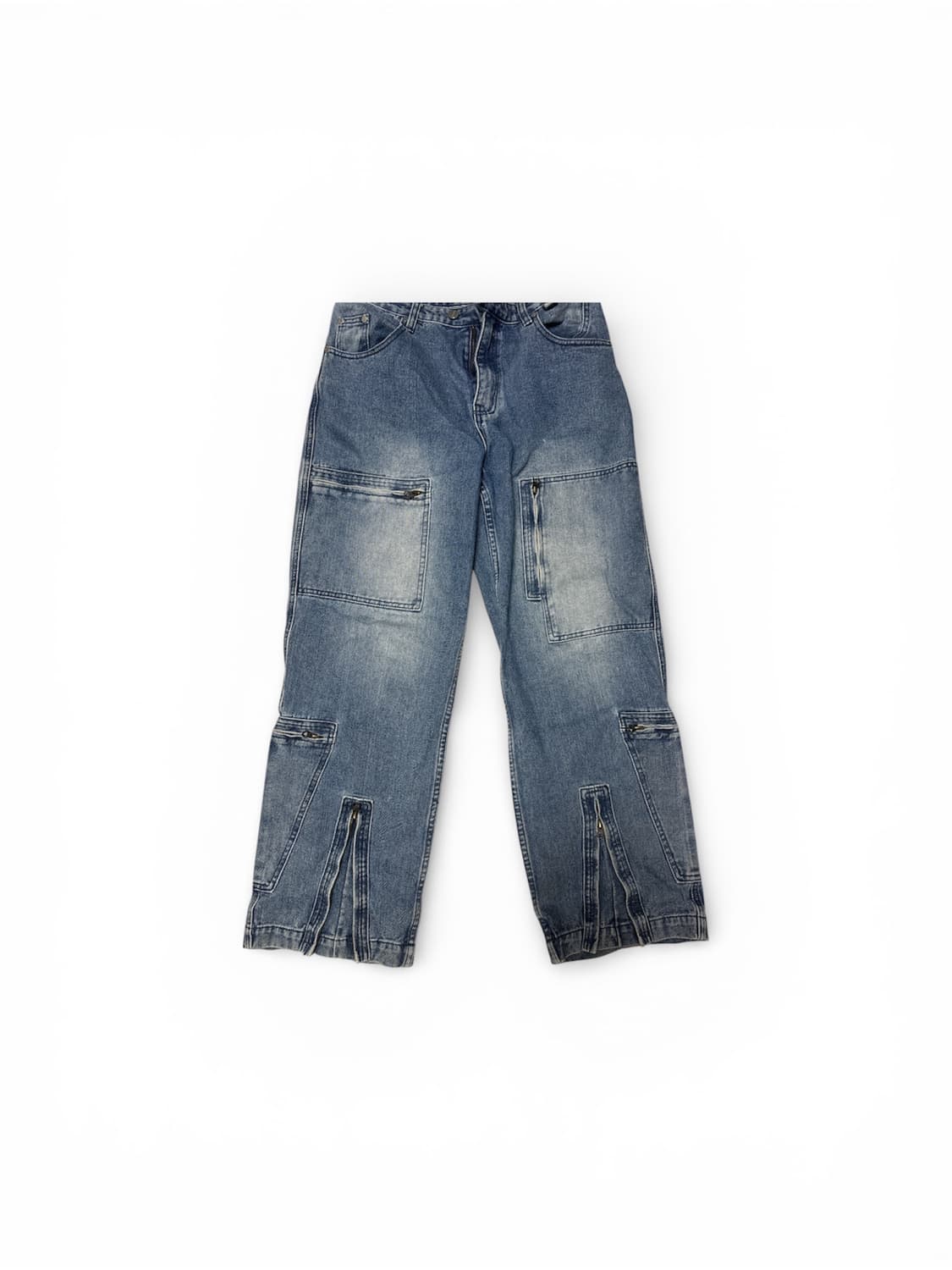 더 바이닐 하우스 지퍼 디테일 데님 상품이미지1