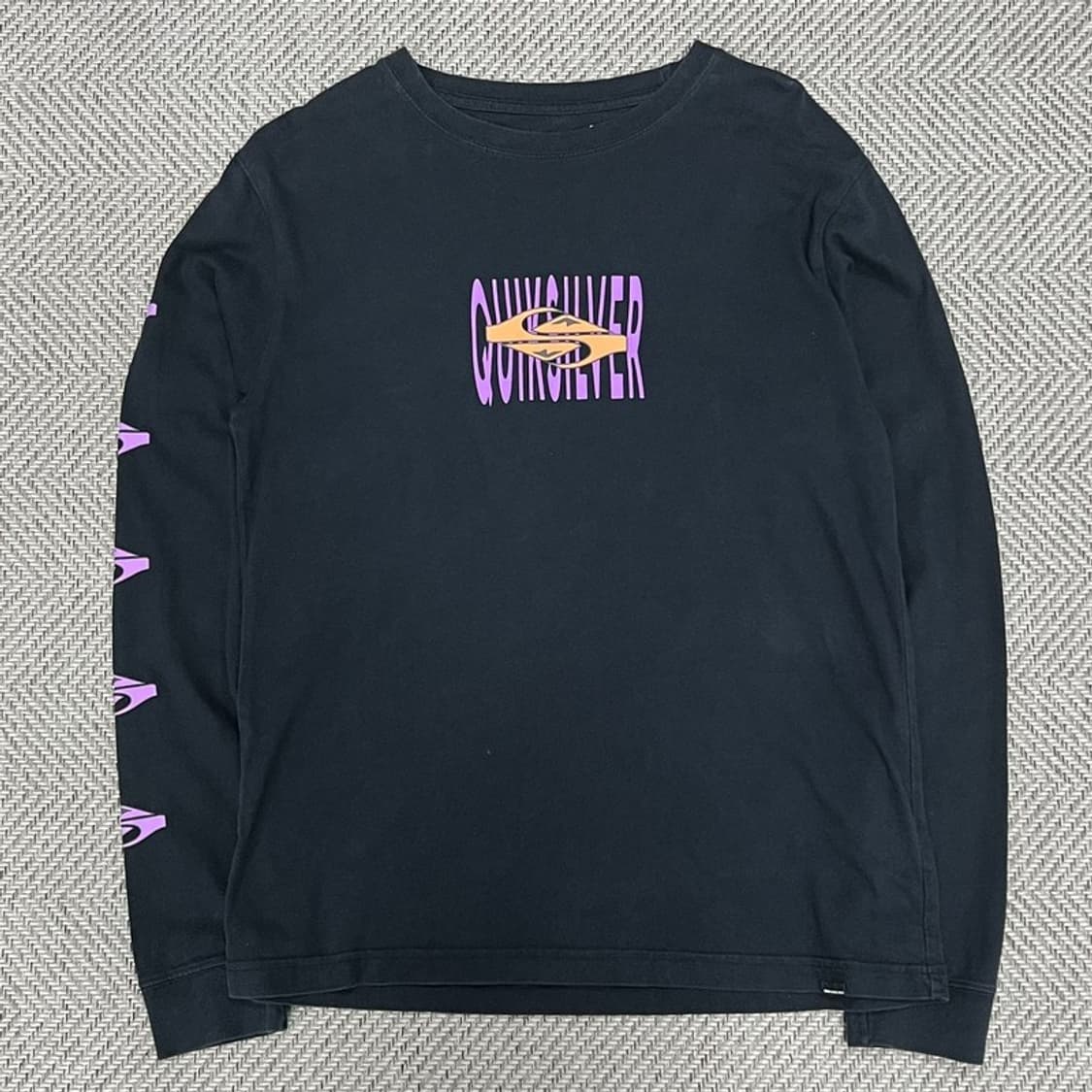 퀵실버 사이드프린팅 롱슬리브 v0807 상품이미지1