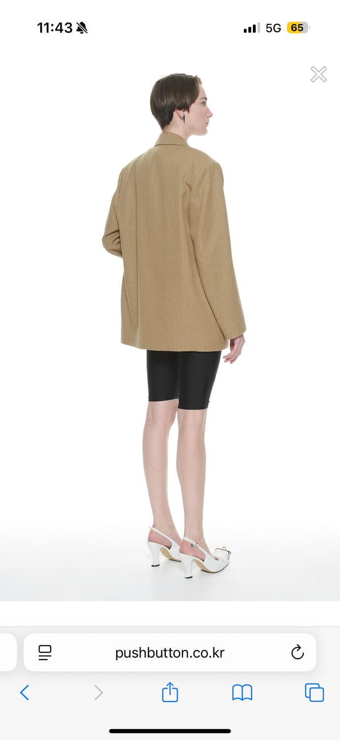 🤎푸쉬버튼 자켓 새상품🤎 상품이미지3