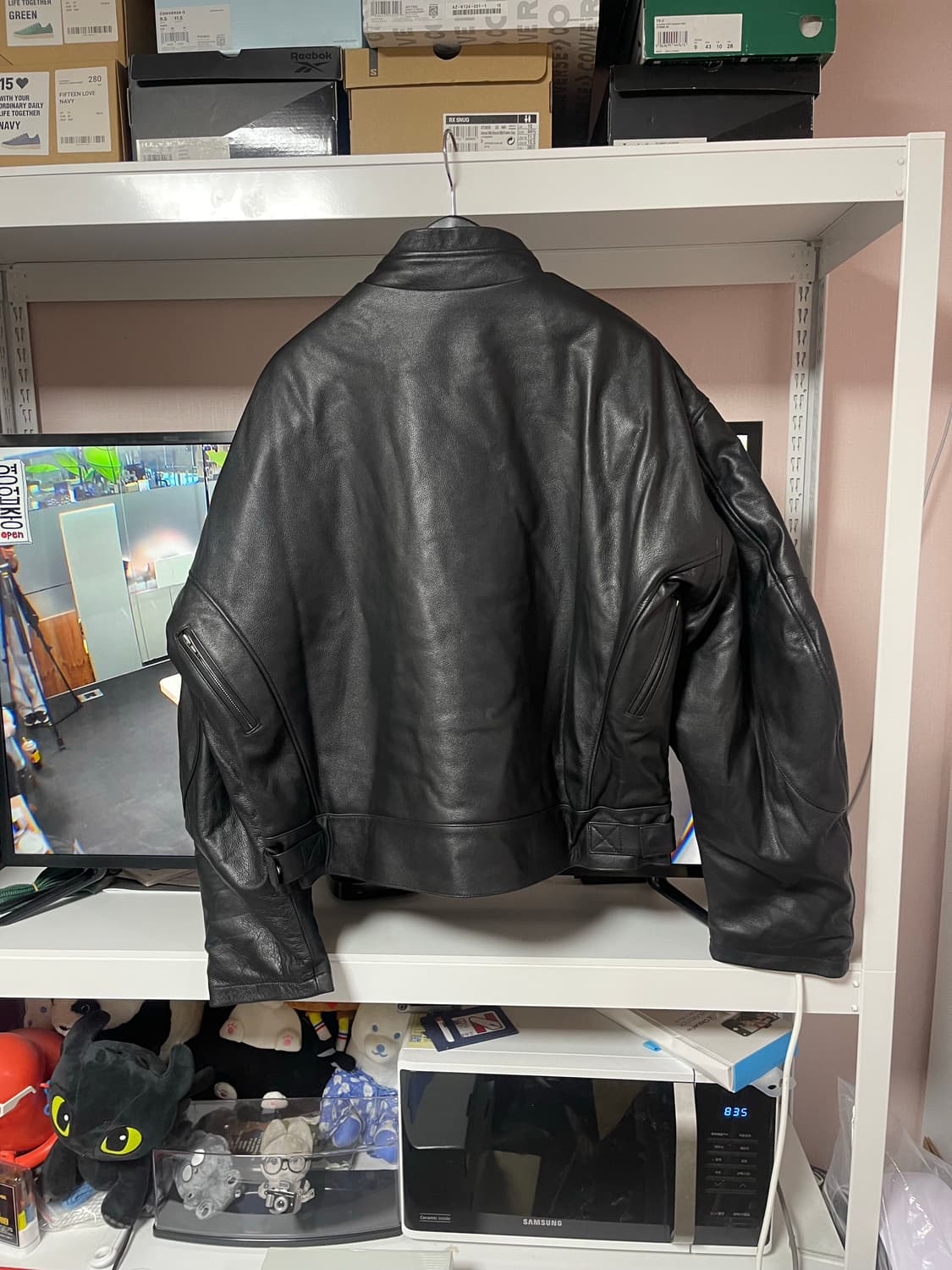 선데이오프클럽 소가죽 sleeve parka 상품이미지3