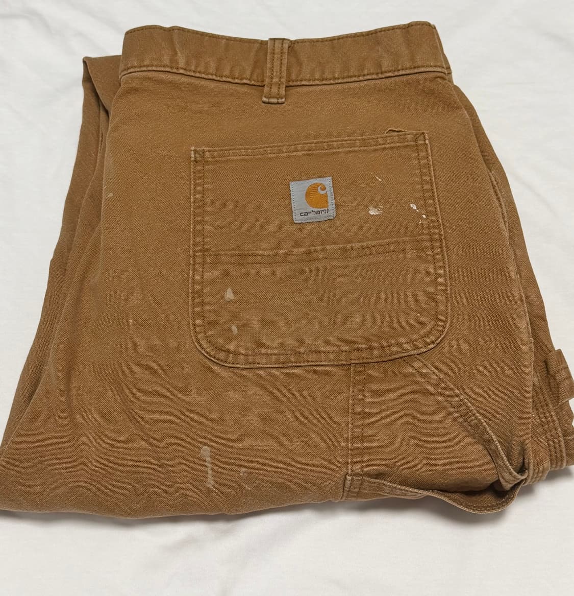 빅사이즈 칼하트 페인팅 더블니팬츠 42x32 상품이미지1