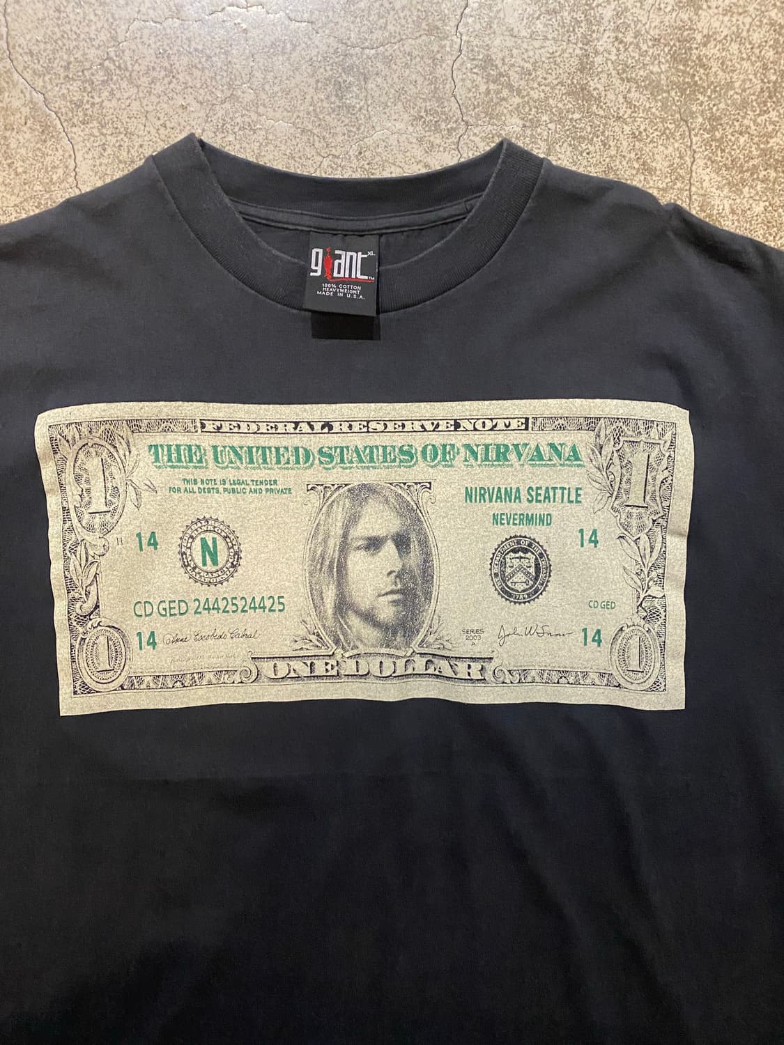 빈티지 너바나 반팔티 상품이미지3