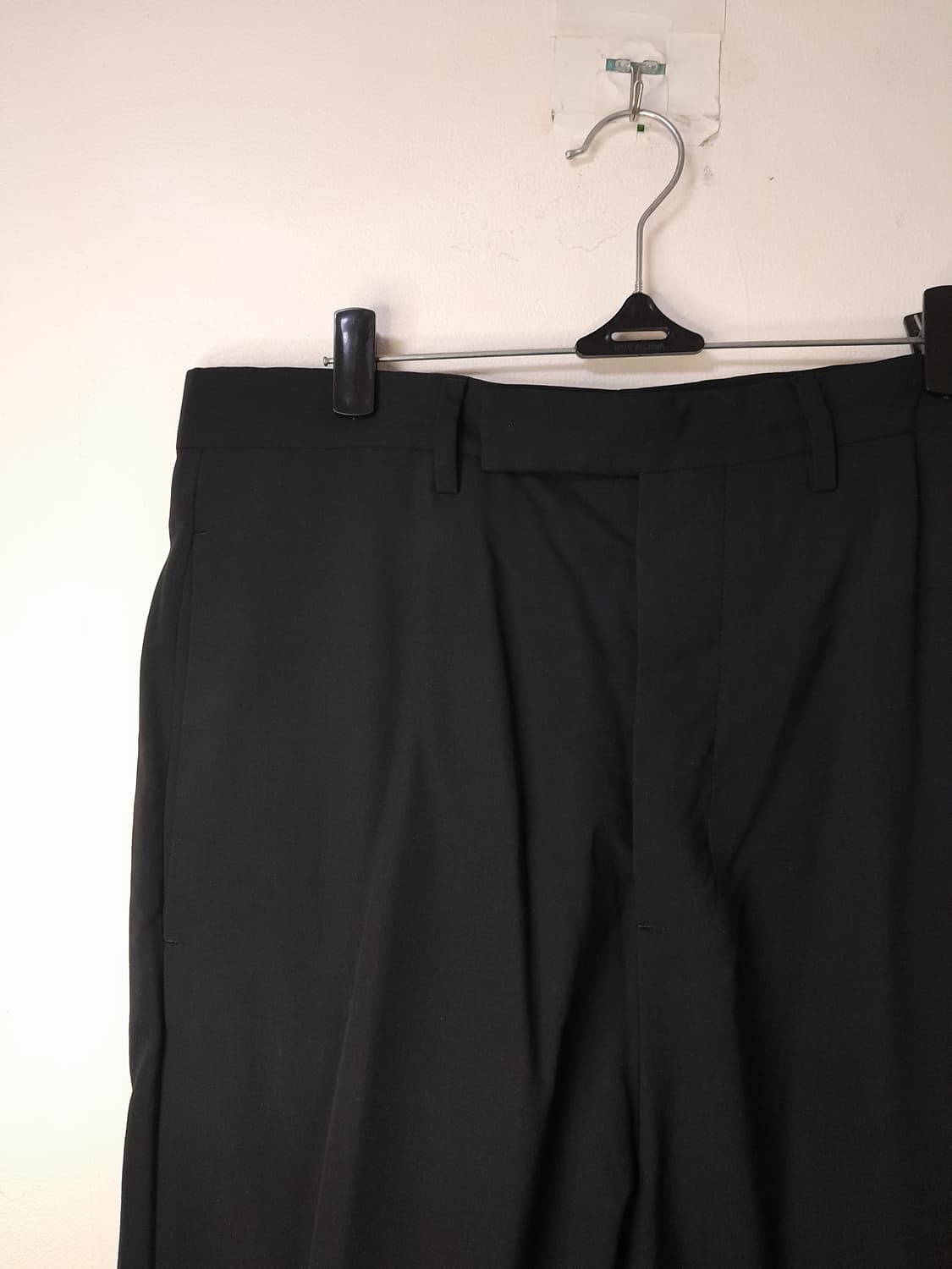 릭오웬스 메인라인 블랙 울 크롭팬츠 46/31" 상품이미지3