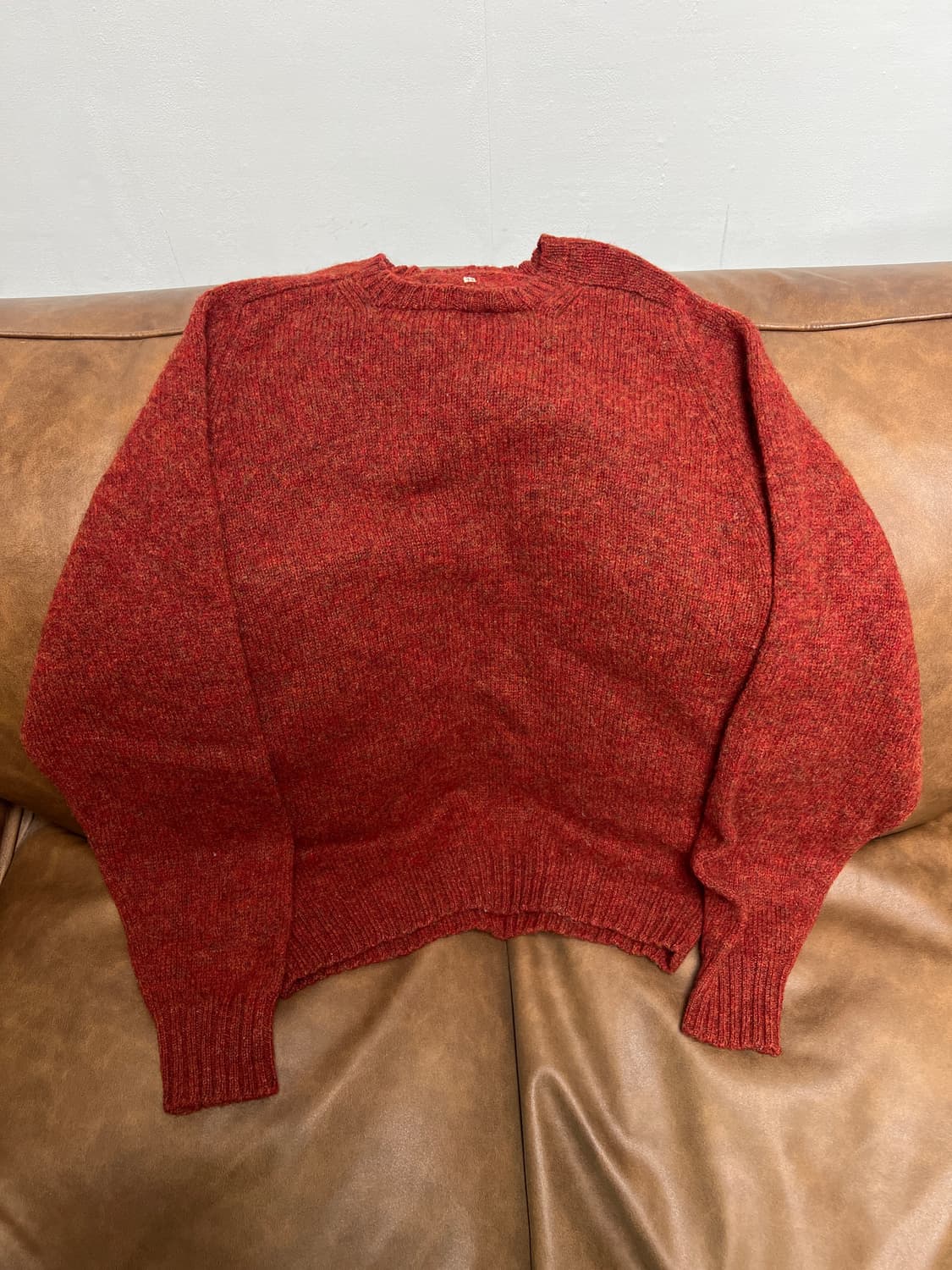 [44] SCOTTISH SHETLAND 레드 니트 상품이미지5