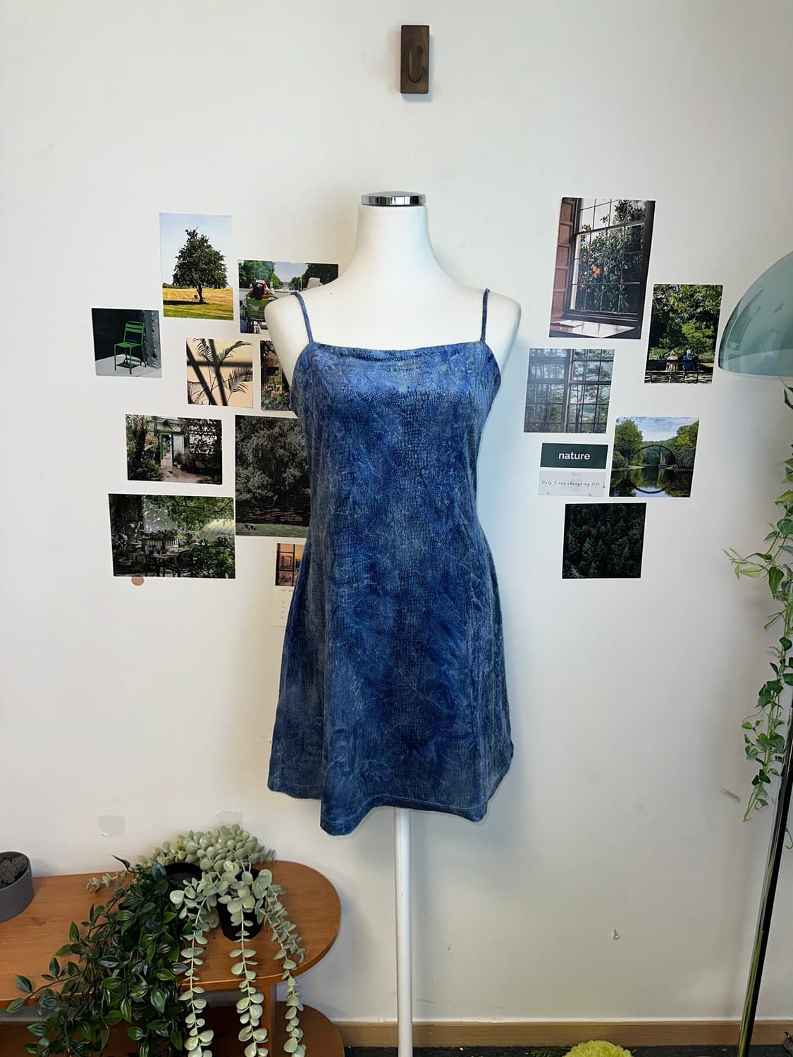 Deep blue velvet python ops 상품이미지1