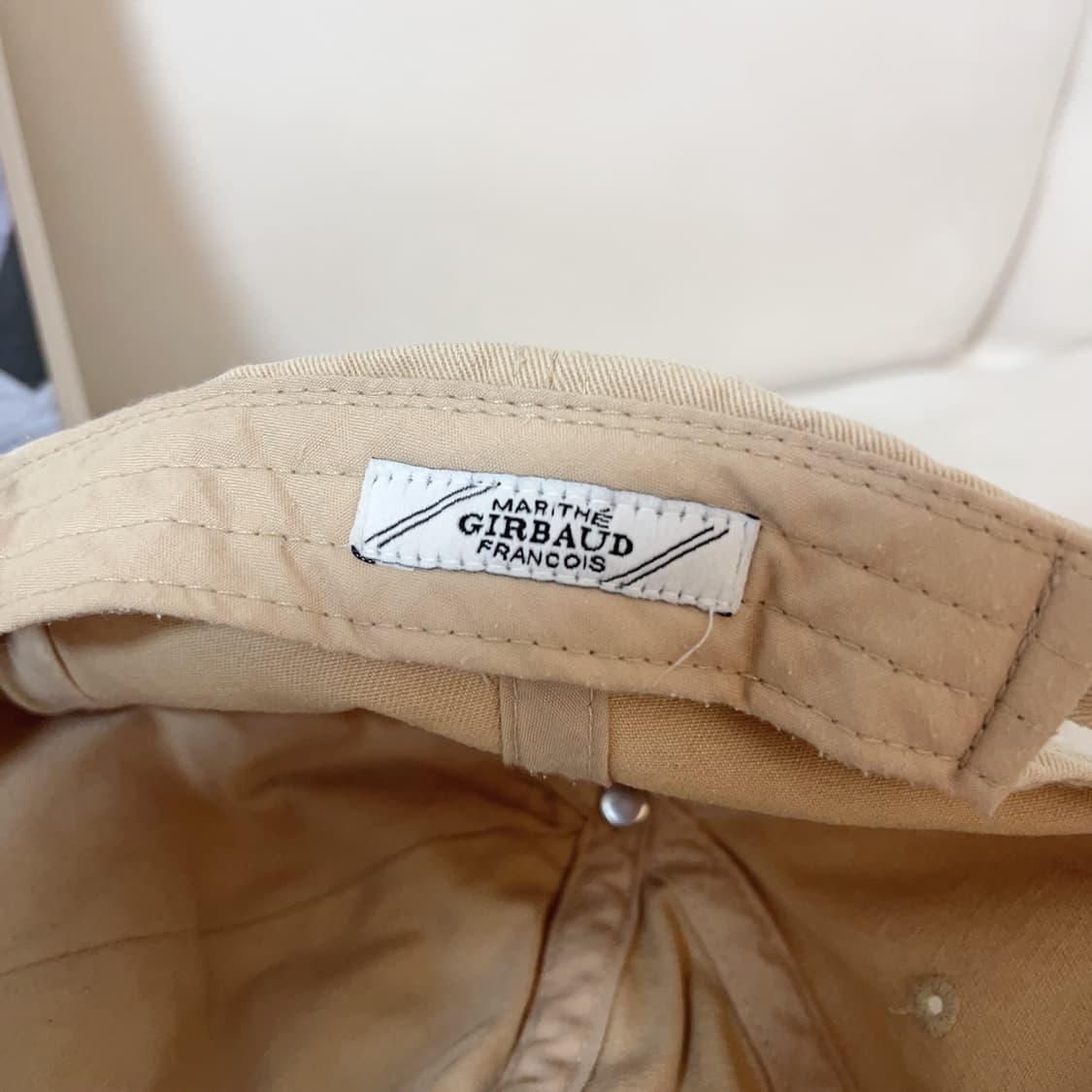 [정품] 마리떼프랑소와 저버 베이지 모자 상품이미지5