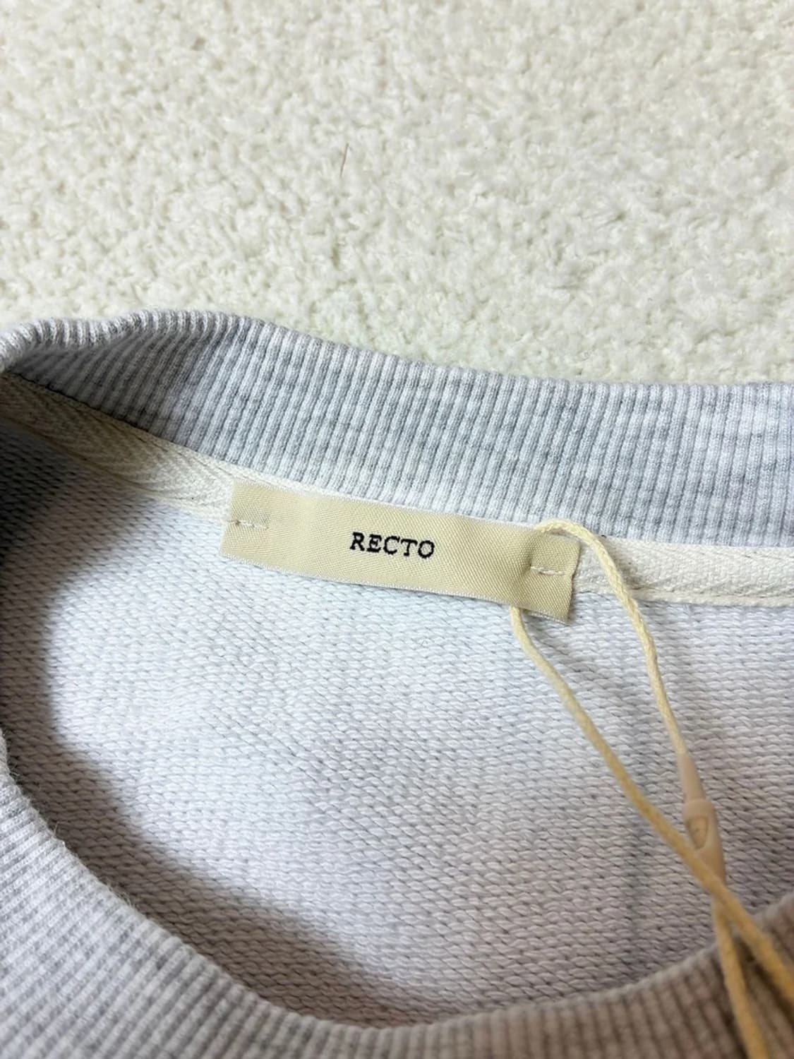 렉토 RECTO 크롭 LLEGE 스웻 맨투맨 PN6435 상품이미지8