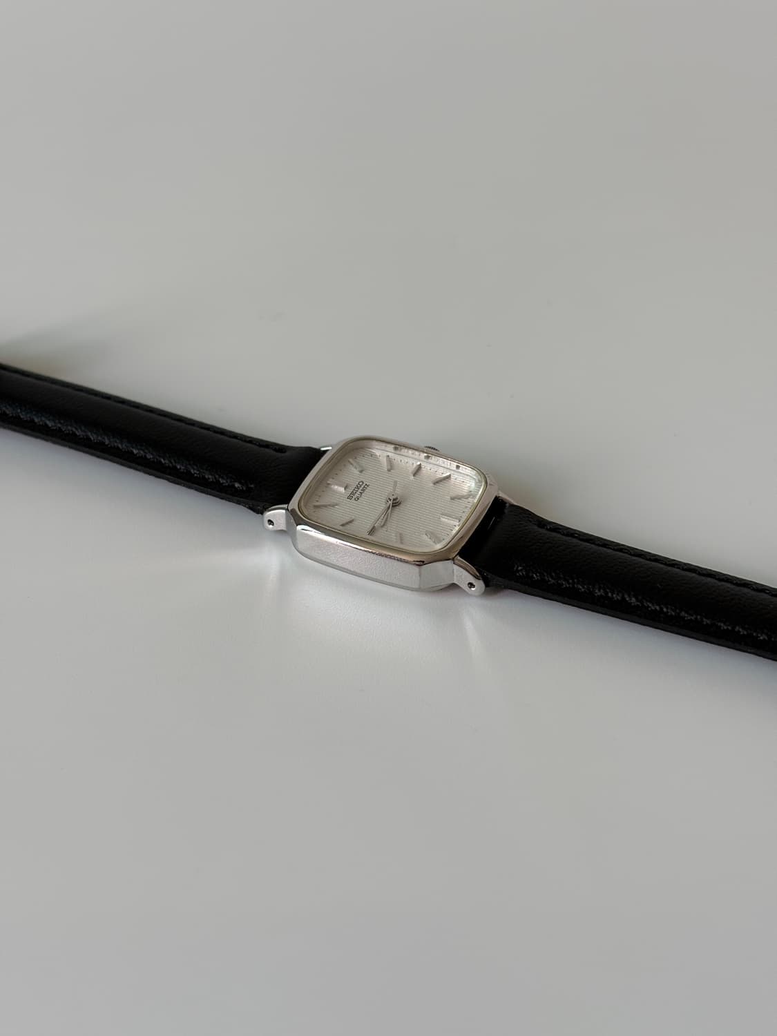 1980s Stripe Dial Square Ladies Quartz 상품이미지5