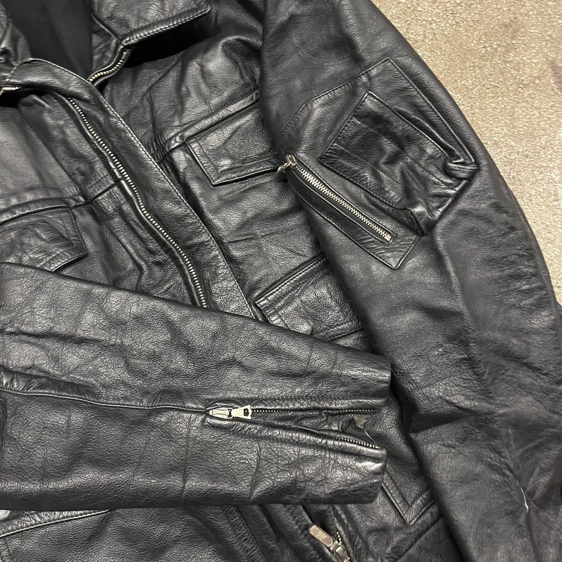 90s 독일 폴리자이 모터사이클 자켓 (105) 상품이미지5