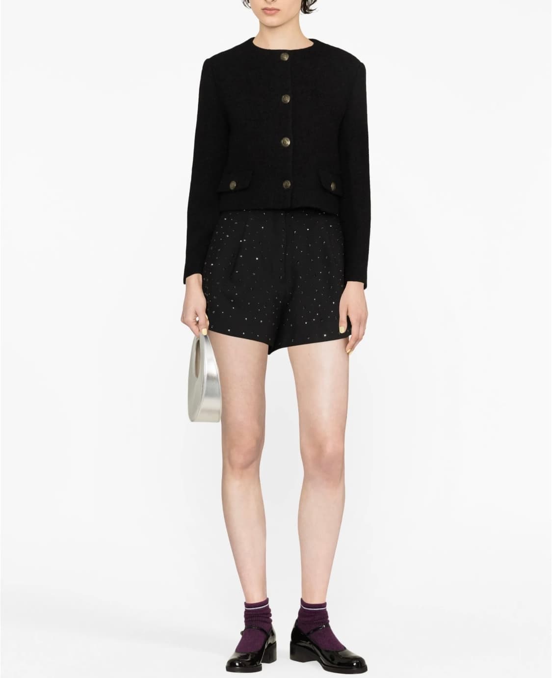 SANDRO 크롭 부클레 재킷 상품이미지2