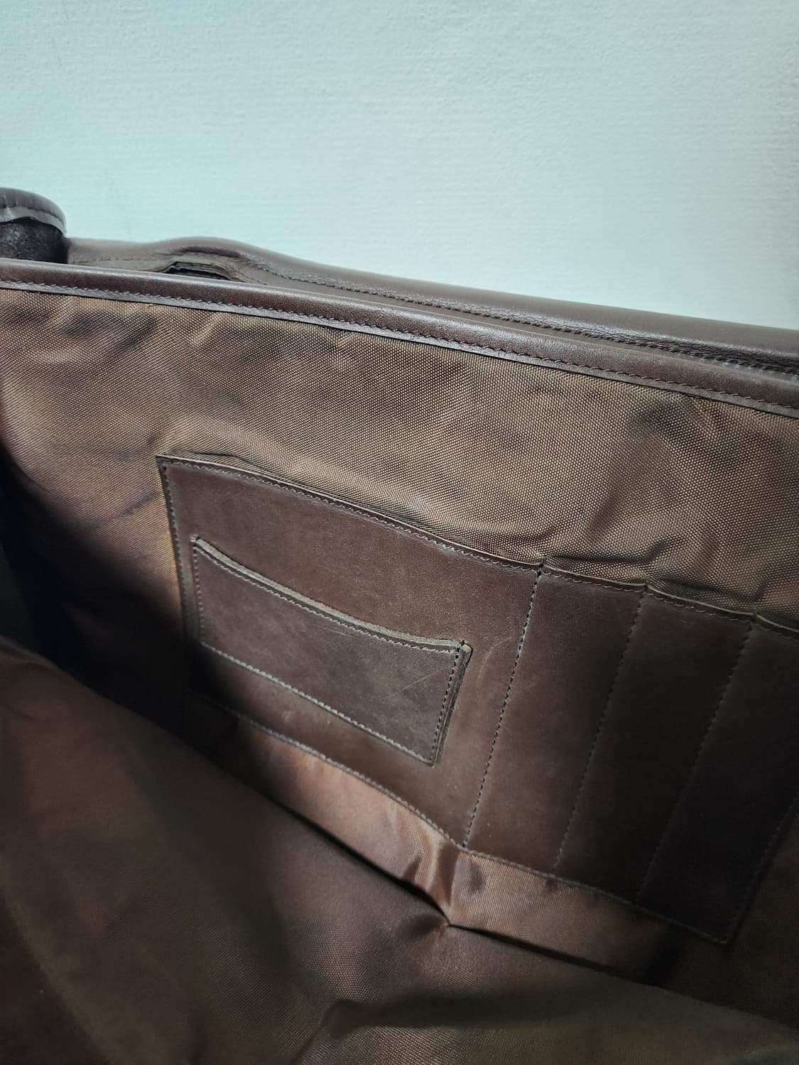 90's 올드 코치 레더 브리프 케이스 상품이미지6