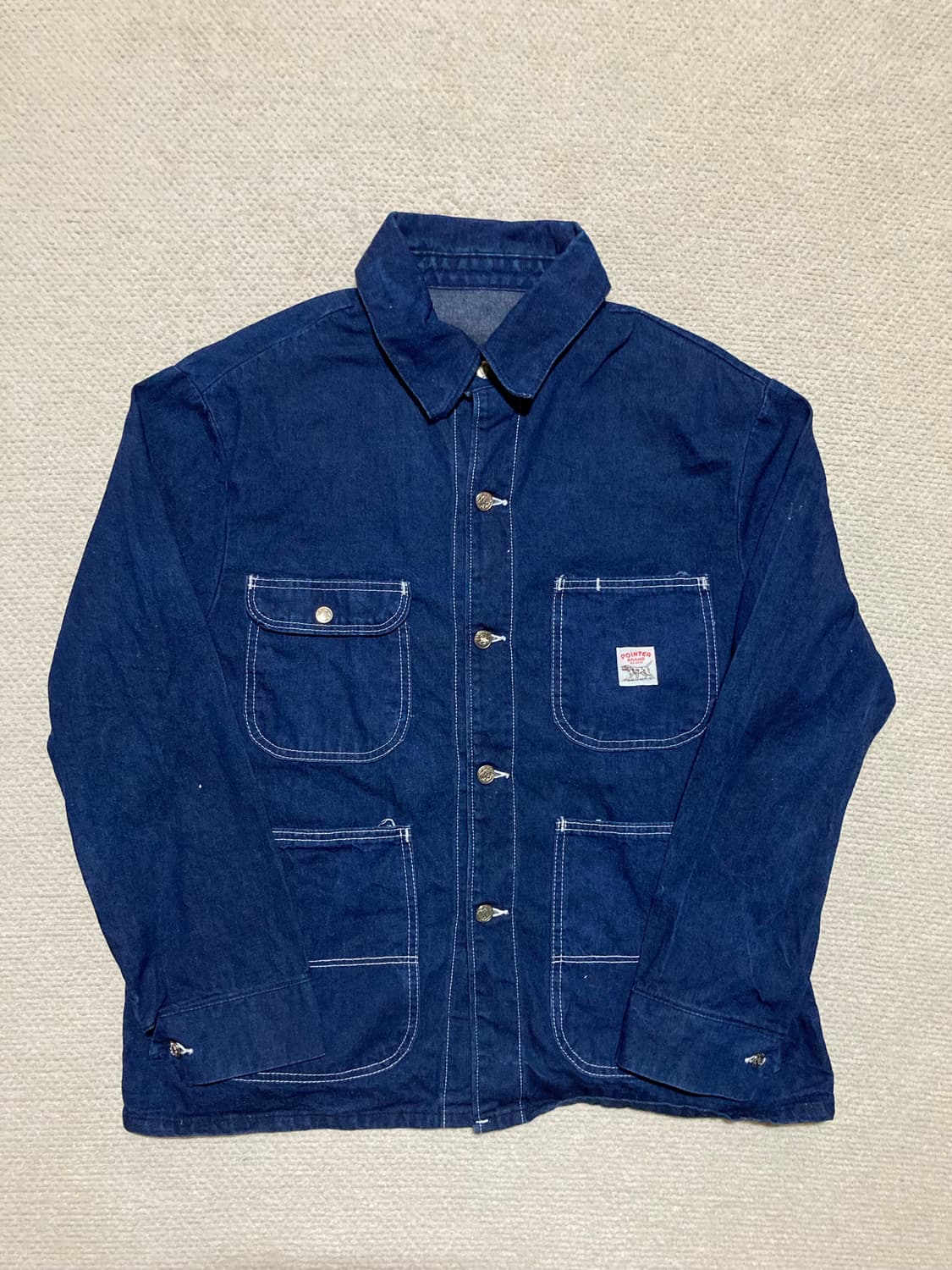 90s USA Pointer Brand 데님 초어 자켓 상품이미지1