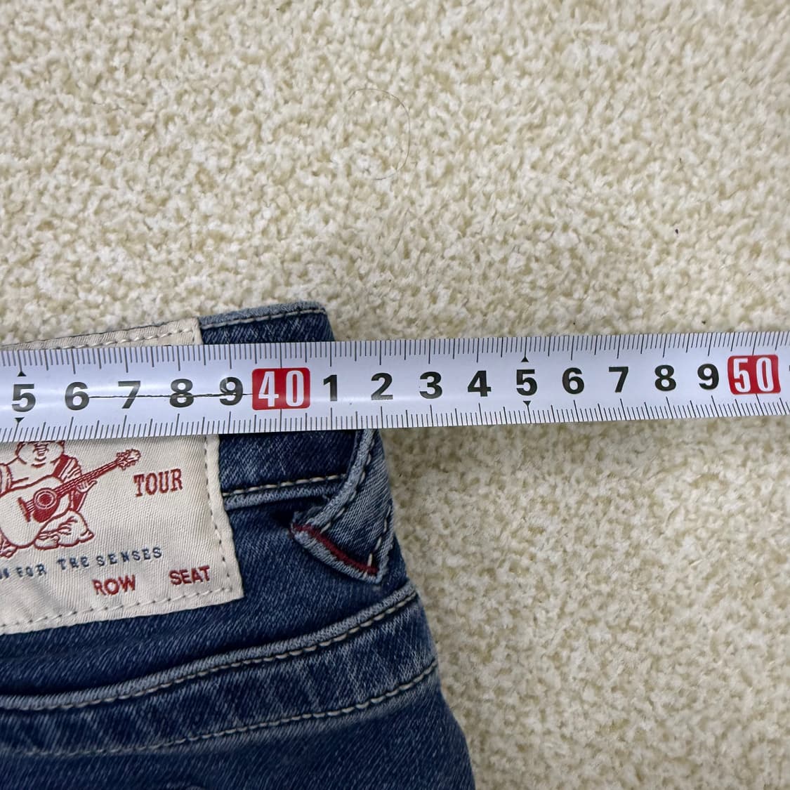 32 트루릴리전 와이드 데님팬츠 0127T2 상품이미지5