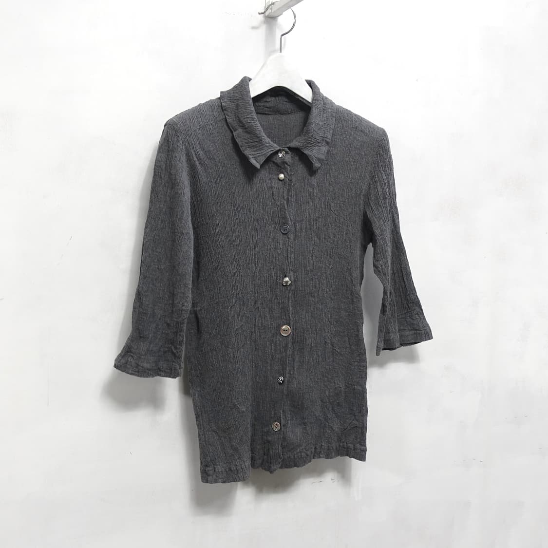 tsumori chisato 츠모리치사토 아카이브 플리츠 7부 셔츠 상품이미지3