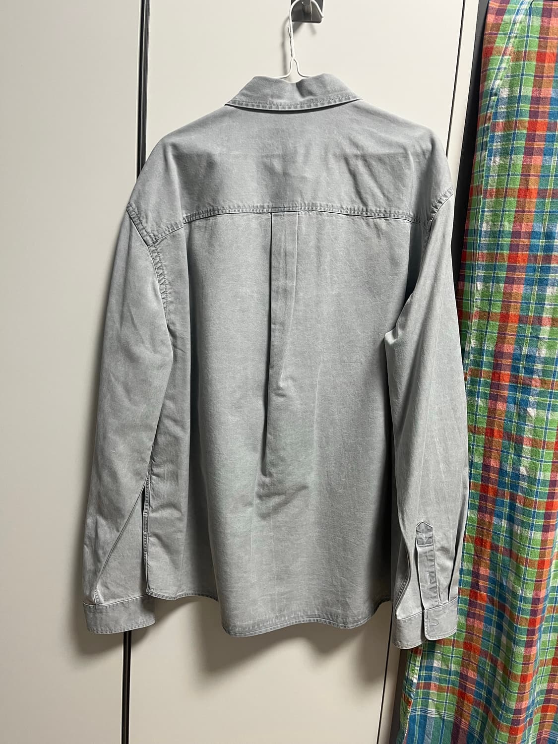 자라 빈티지 블루셔츠 상품이미지4