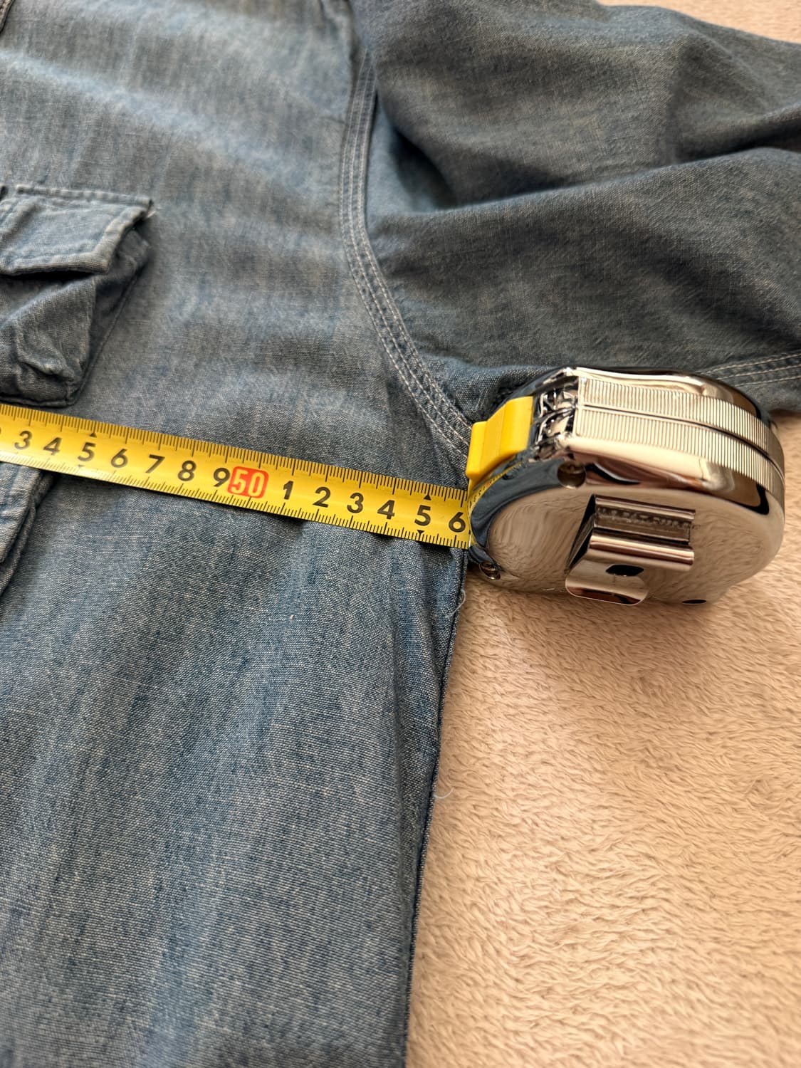 제너럴 리서치 1998 STYLE384 샴브레이 셔츠 상품이미지5