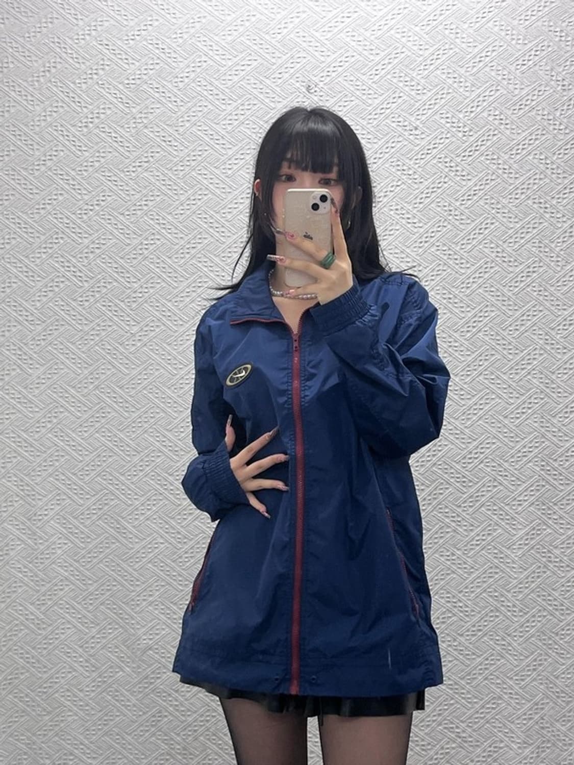 나이키 올드스쿨 레트로 00's 바람막이 자켓 M C11668 상품이미지1
