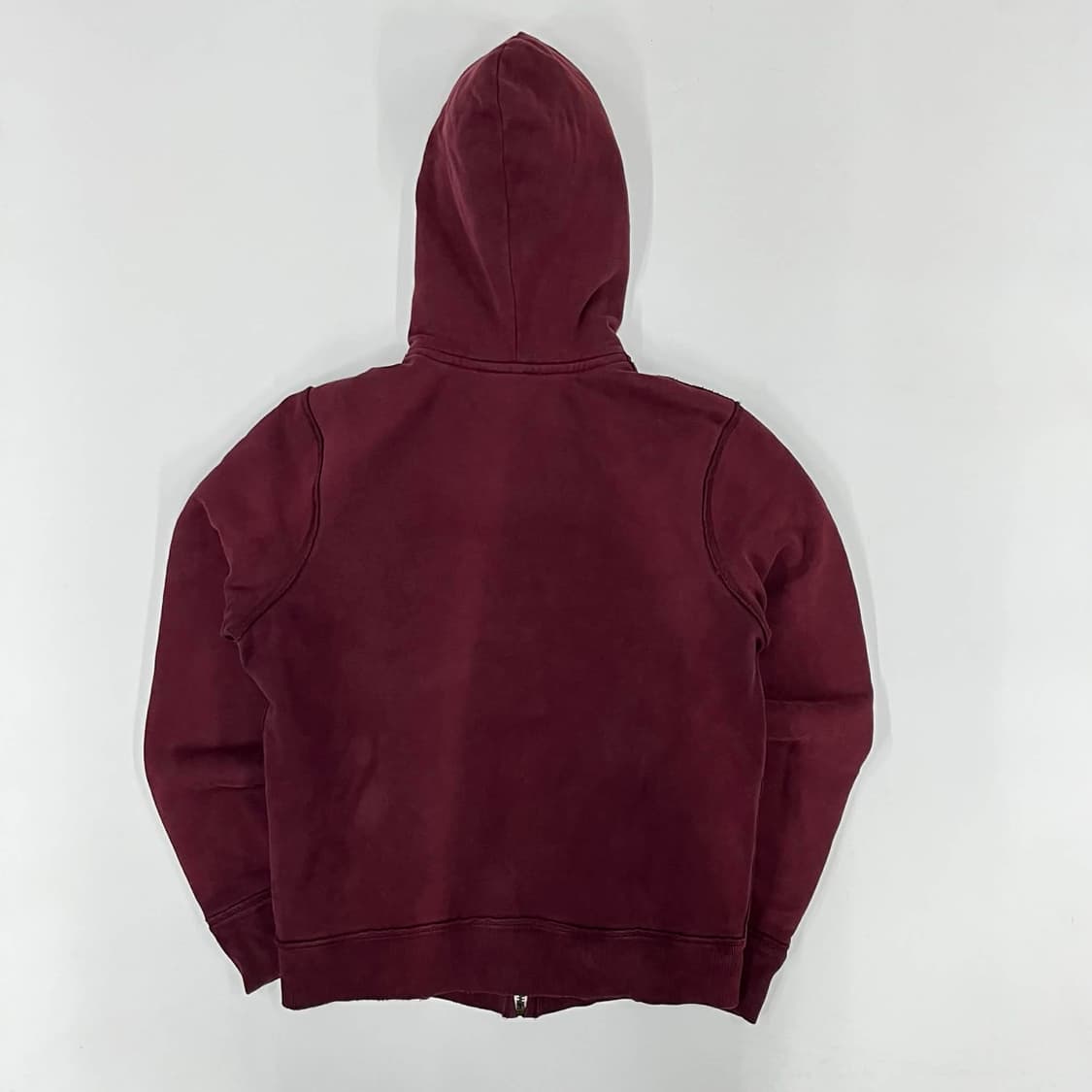 홀리스터 y2k 버건디 안감 퀄팅 후드집업 대장급 희귀져지(M) 상품이미지3