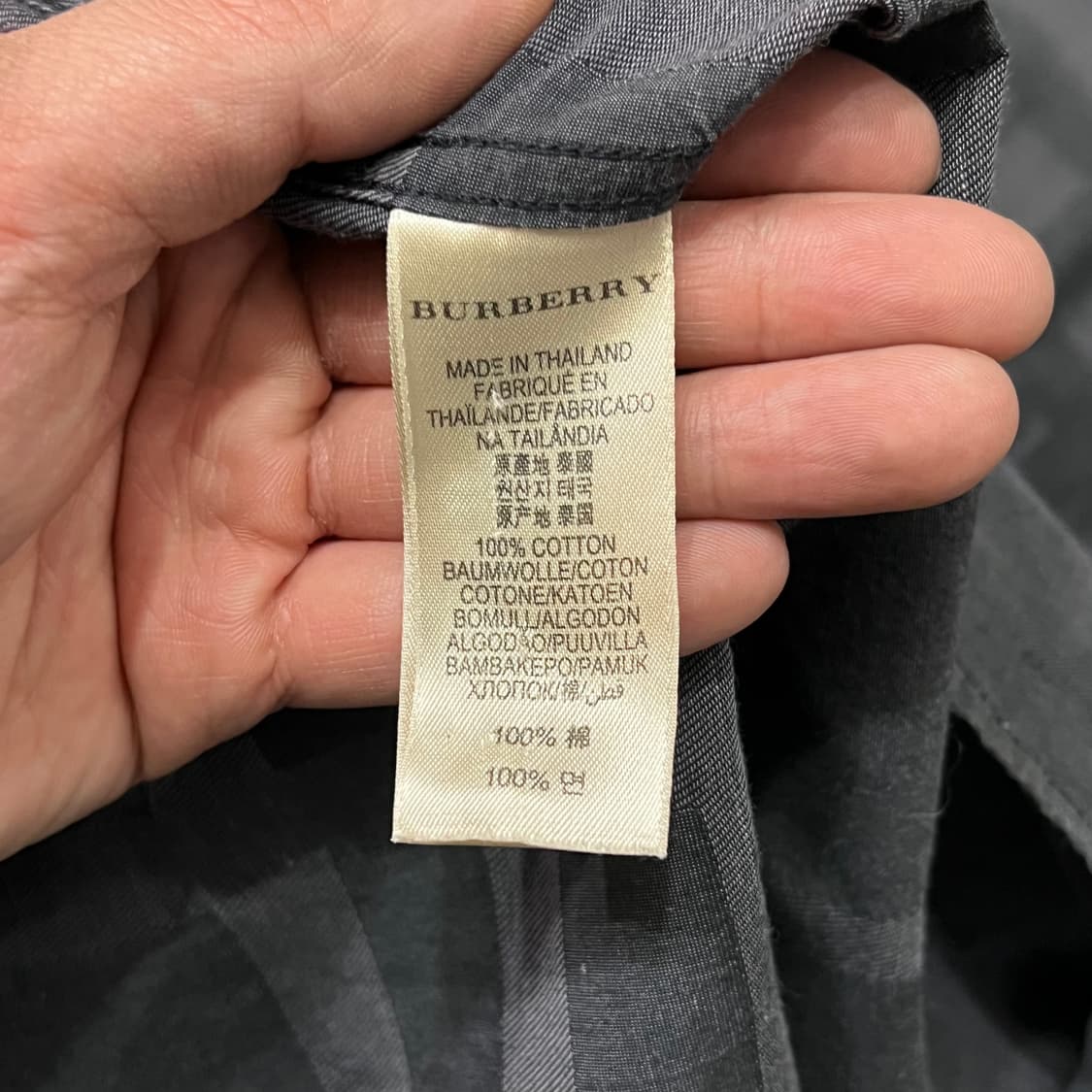  버버리 브릿 체크 셔츠 +명품감정서 y15449 상품이미지7