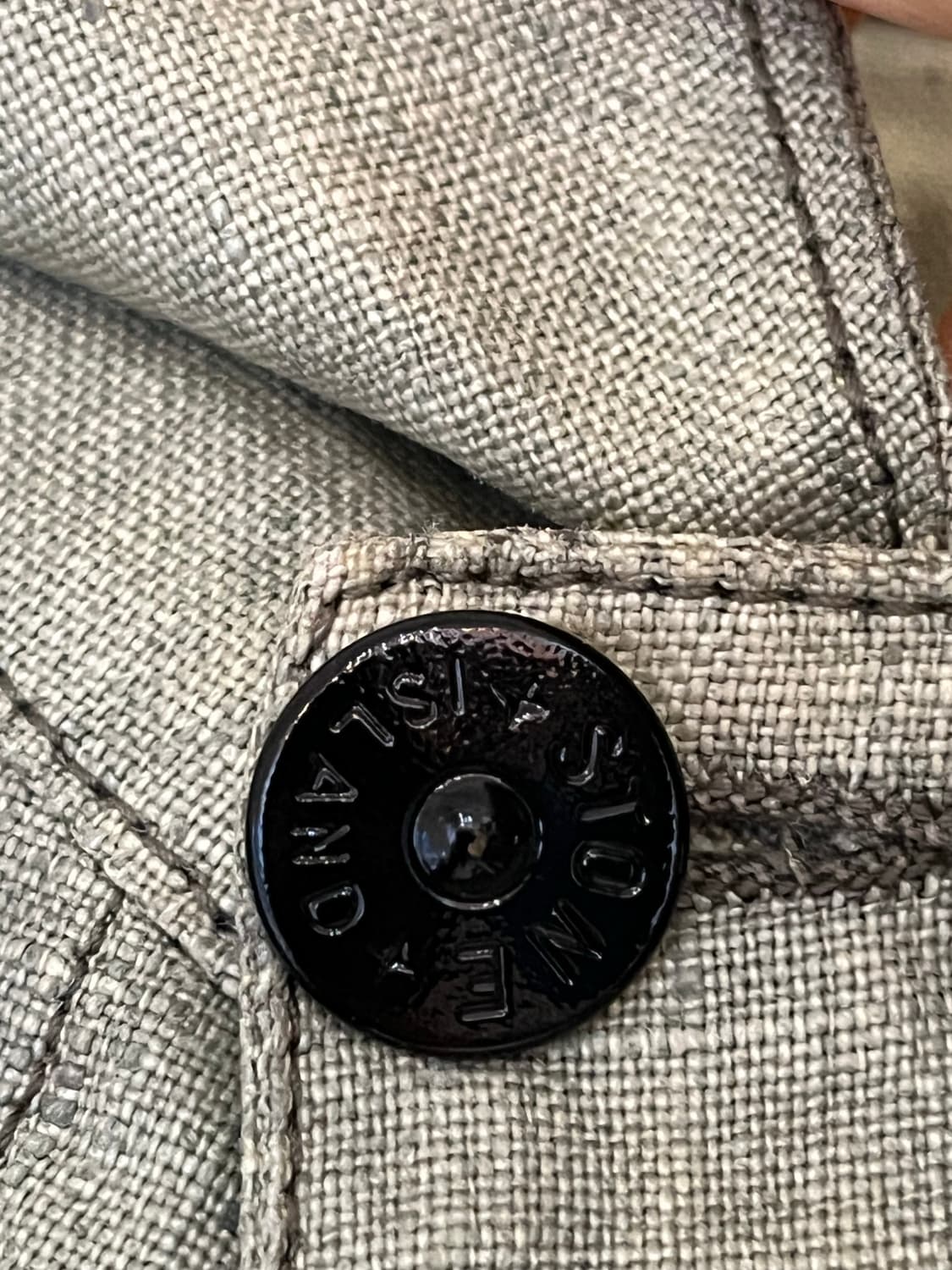 스톤 아일랜드 린넨 코튼 혼방 가먼트 다잉 자켓(이탈리아제) 상품이미지7