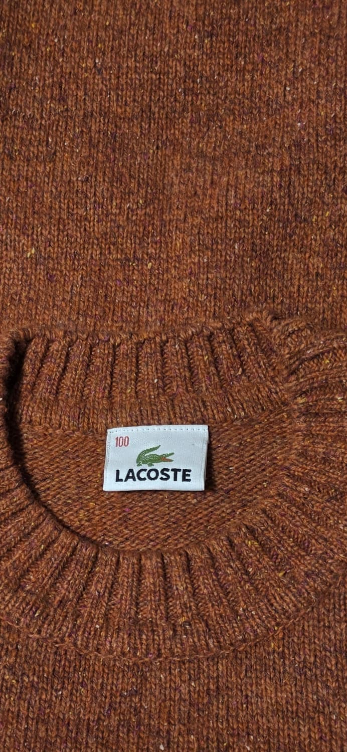 라코스테 브라운 울 니트 100 상품이미지3