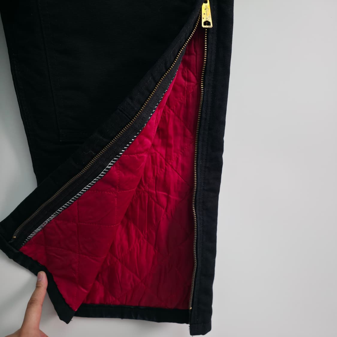 [30/30] 칼하트 더블니 블랙 오버롤 상품이미지5