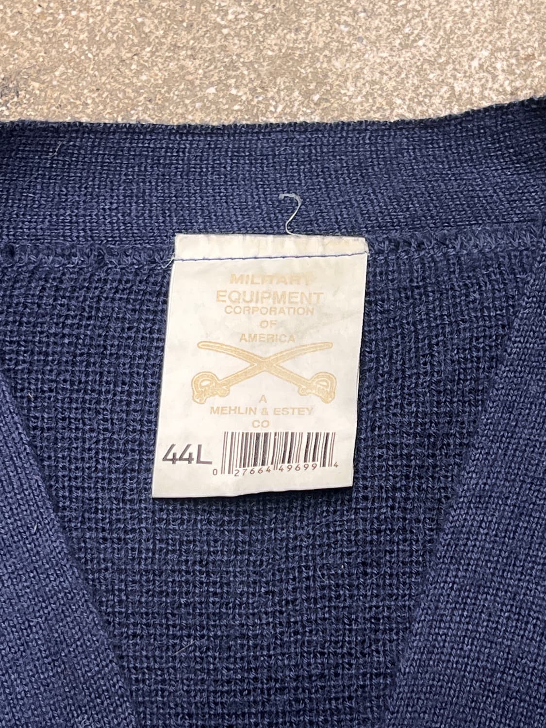 미군 기병대 울 니트 가디건 상품이미지3