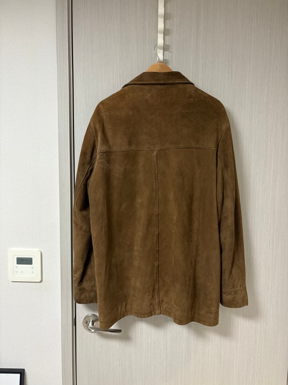 빈티지 스웨이드 하프 코트 가죽 자켓 100-105 상품이미지2