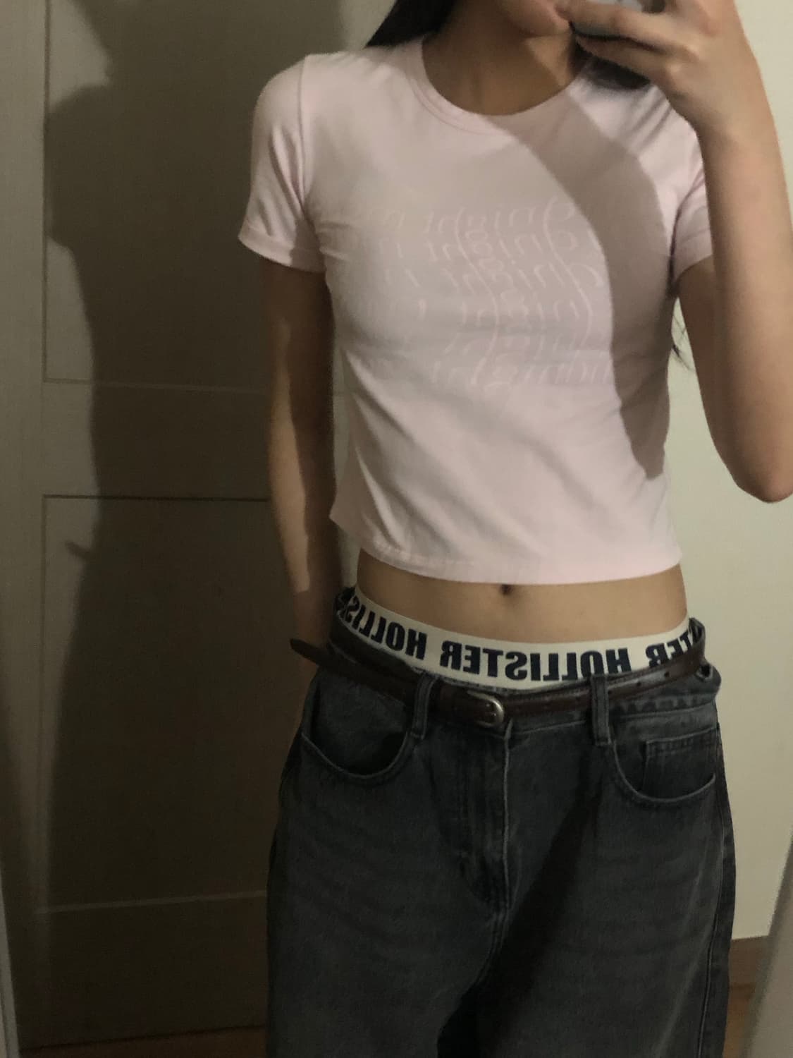 미드나잇무브 반팔티 핑크 상품이미지2