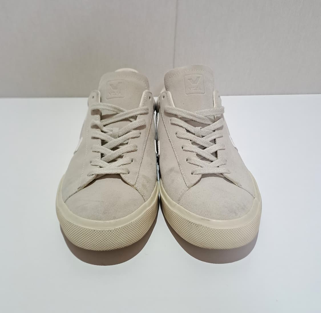 (택포) 프랑스 유기농 브랜드 베자 스웨이드 내츄럴화이트 280 B363 상품이미지4