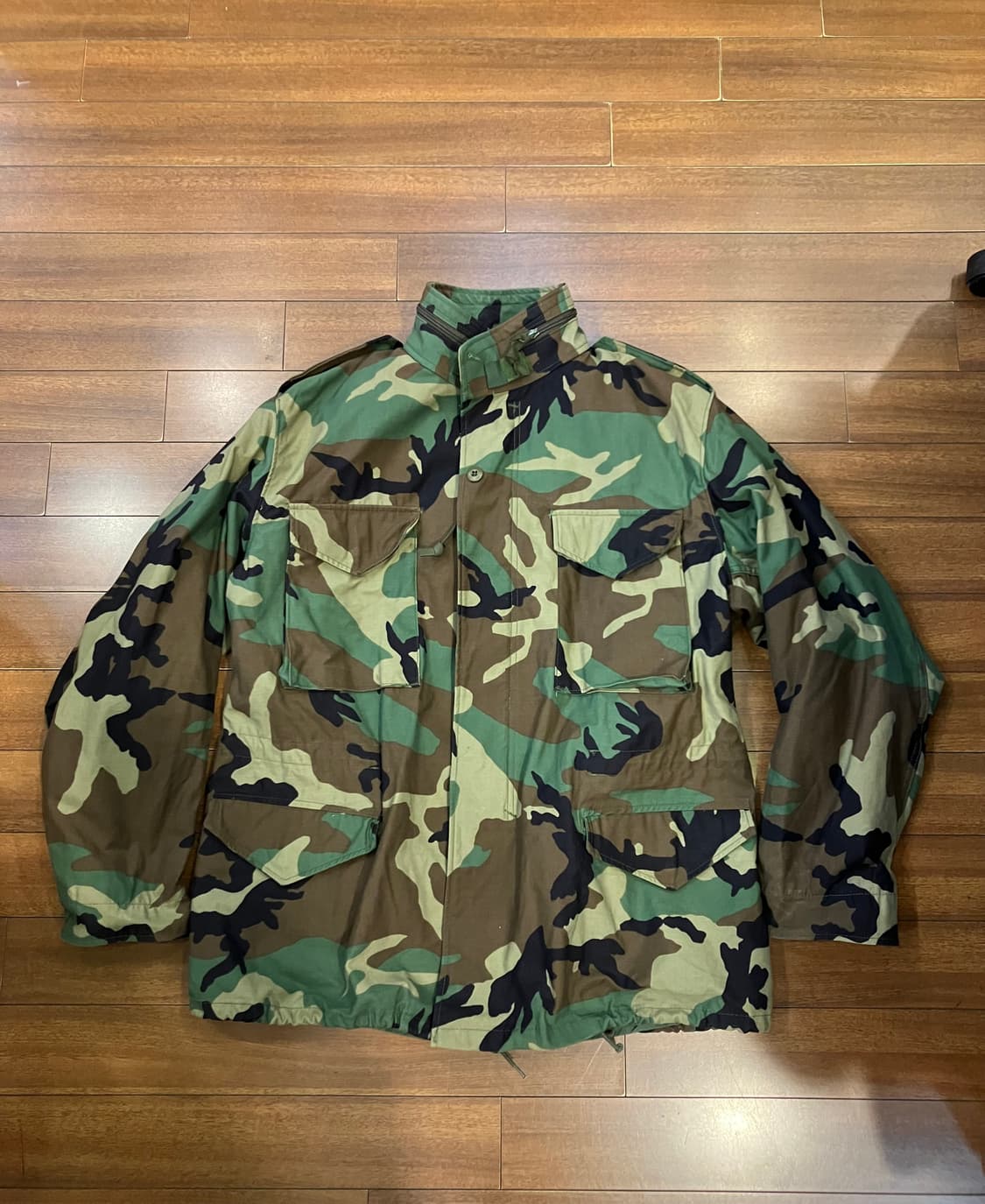 미군 M65 우드랜드 필드자켓 L 상품이미지1