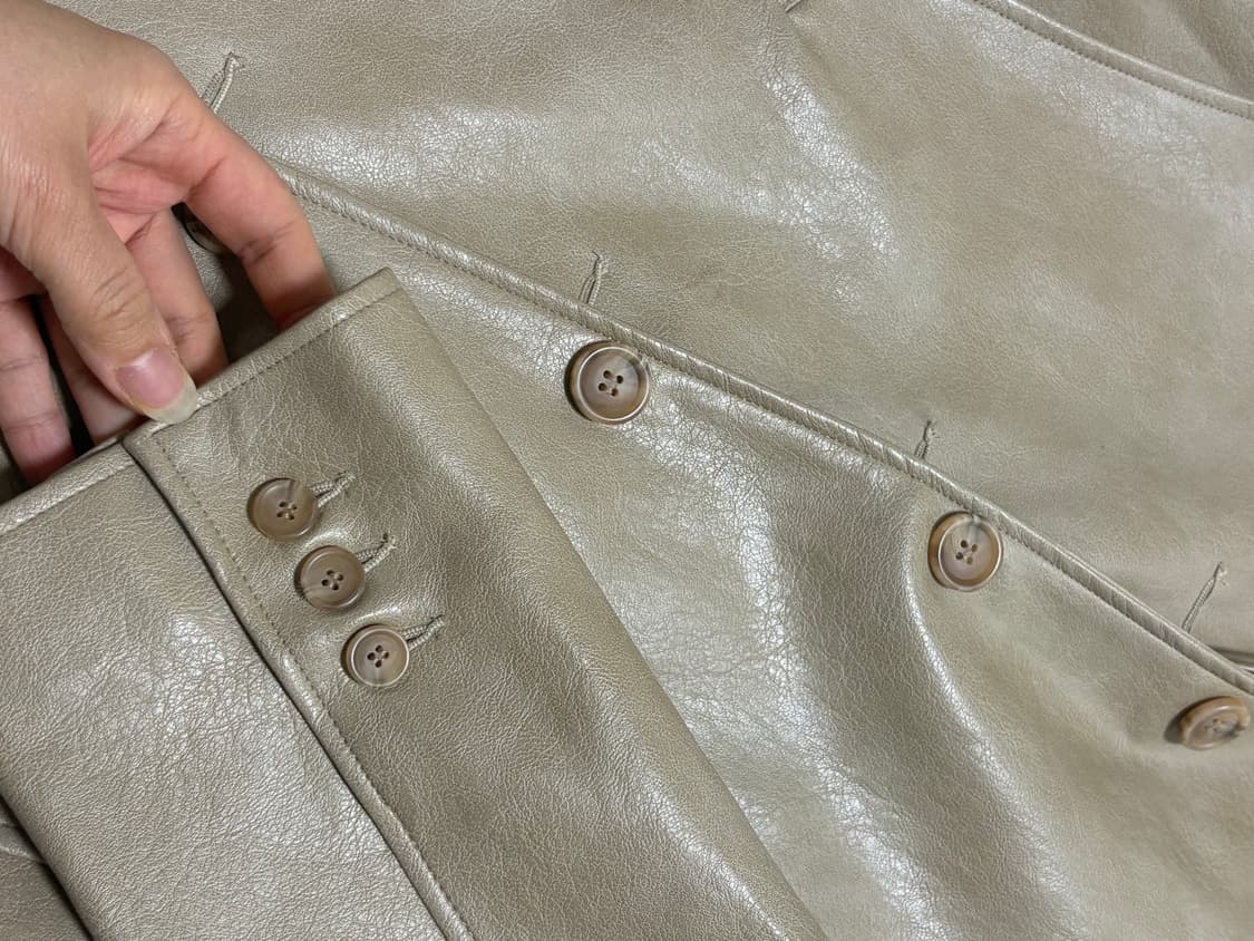 스타일난다 롱레더자켓 상품이미지3